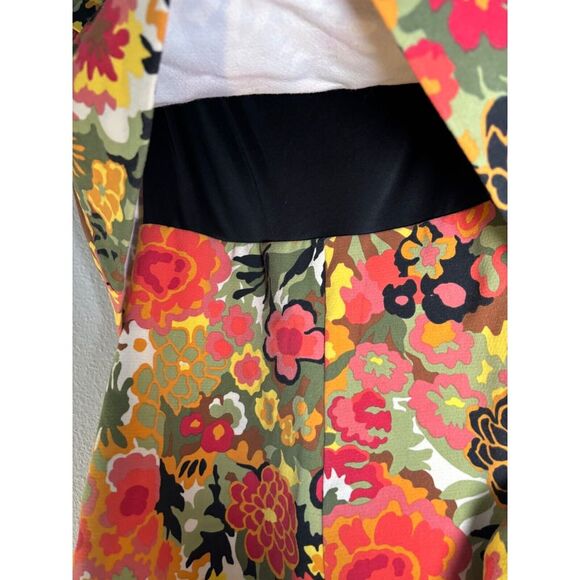 Zara 70's Trafaluc Collection Floral Romper Playsuit S Small Retro Floral Boho - Picture 6 of 8